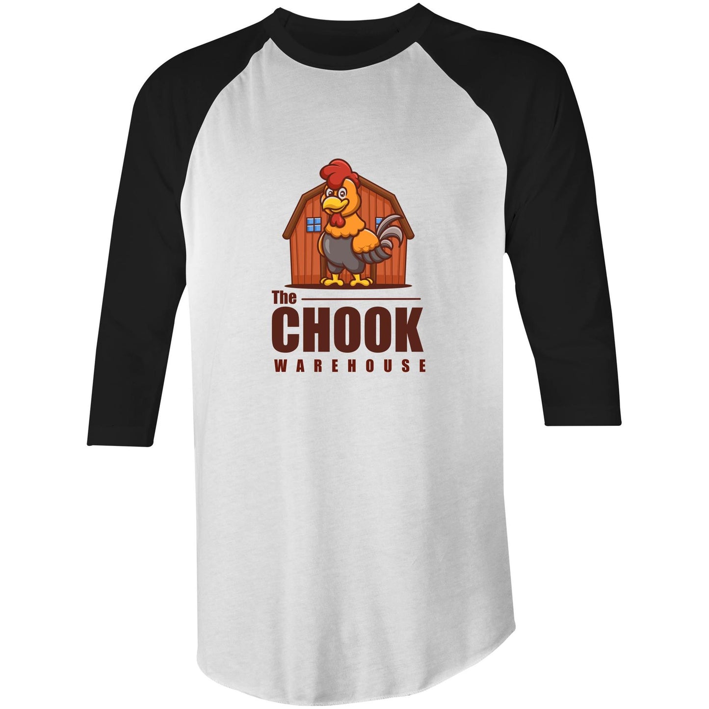 Chook Warehouse - 3/4 Sleeve T-Shirt