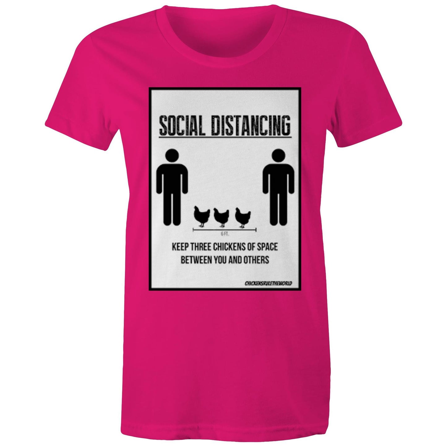 Social Distancing Chook Shirt