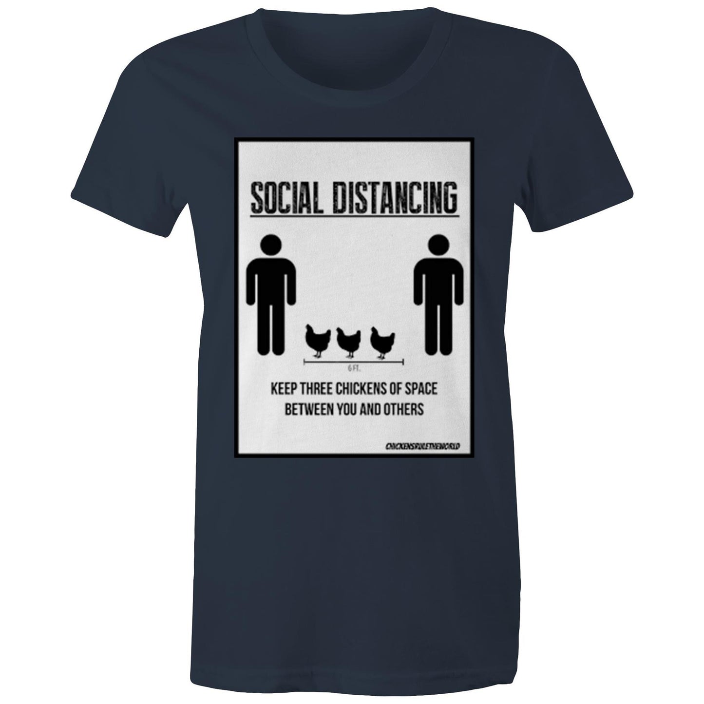 Social Distancing Chook Shirt