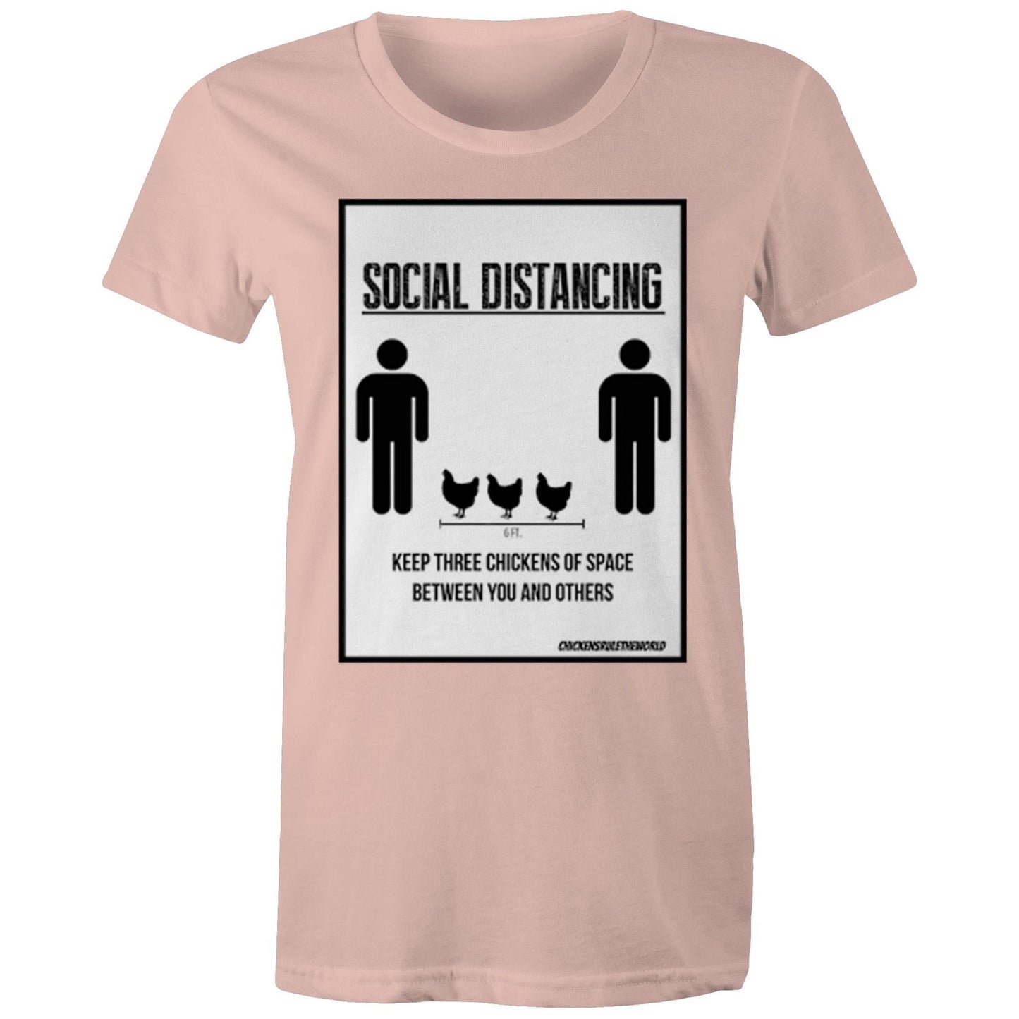 Social Distancing Chook Shirt