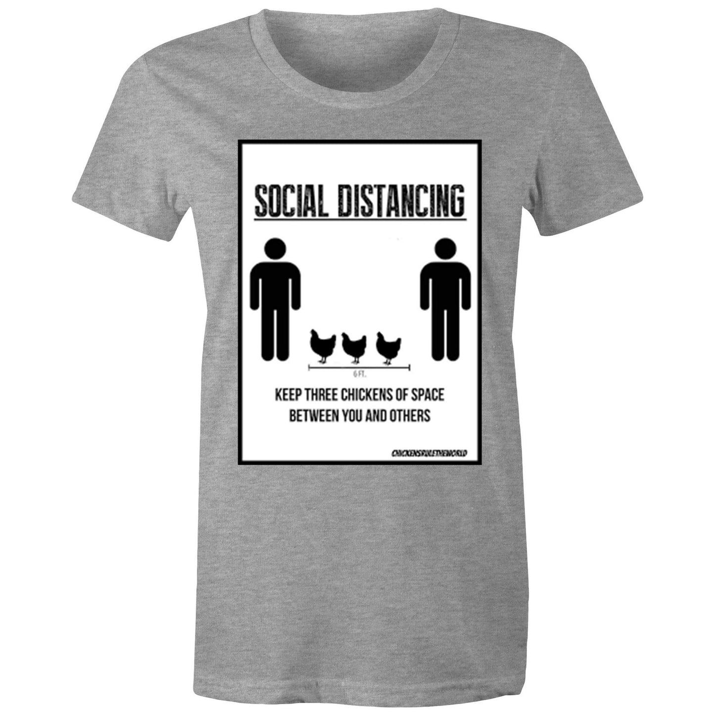 Social Distancing Chook Shirt