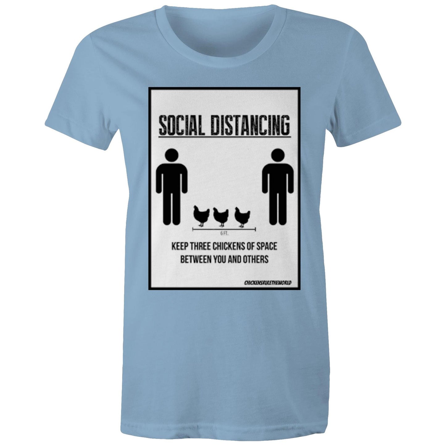 Social Distancing Chook Shirt