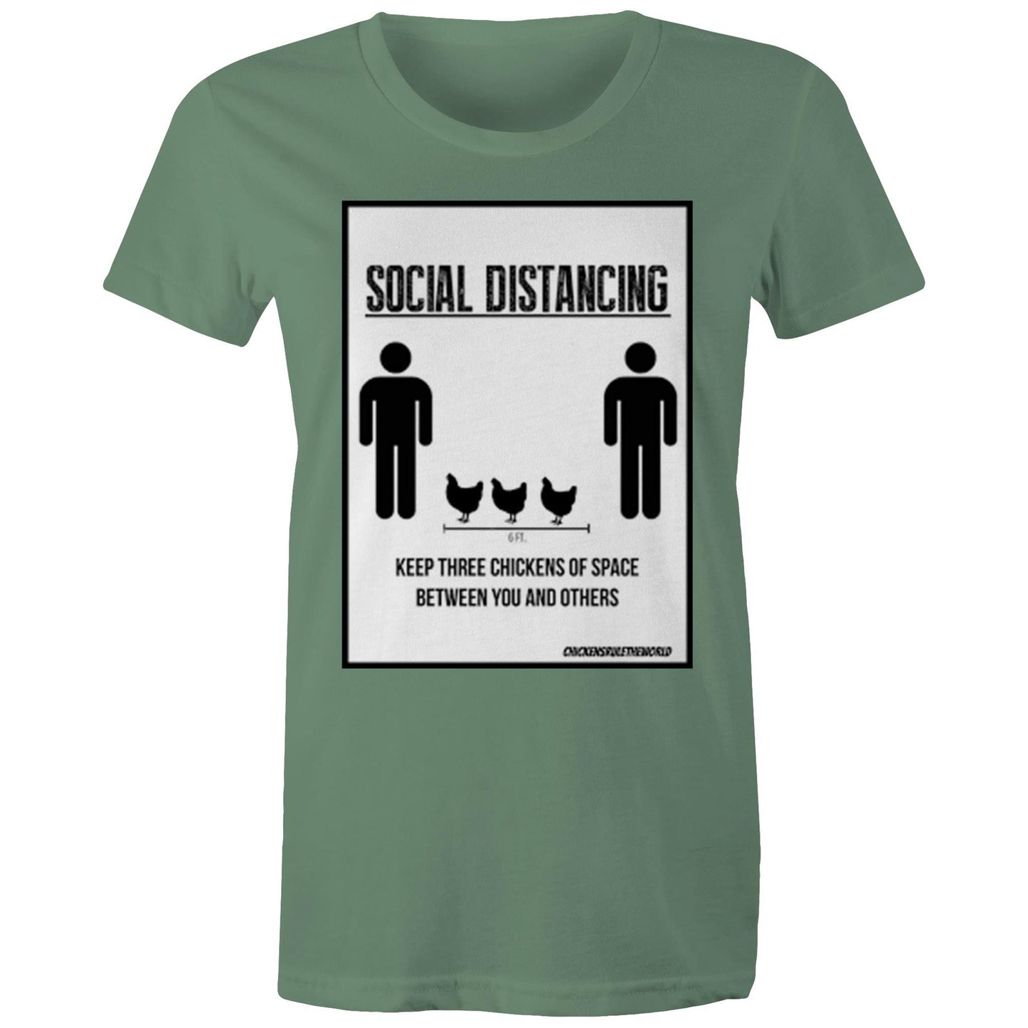 Social Distancing Chook Shirt