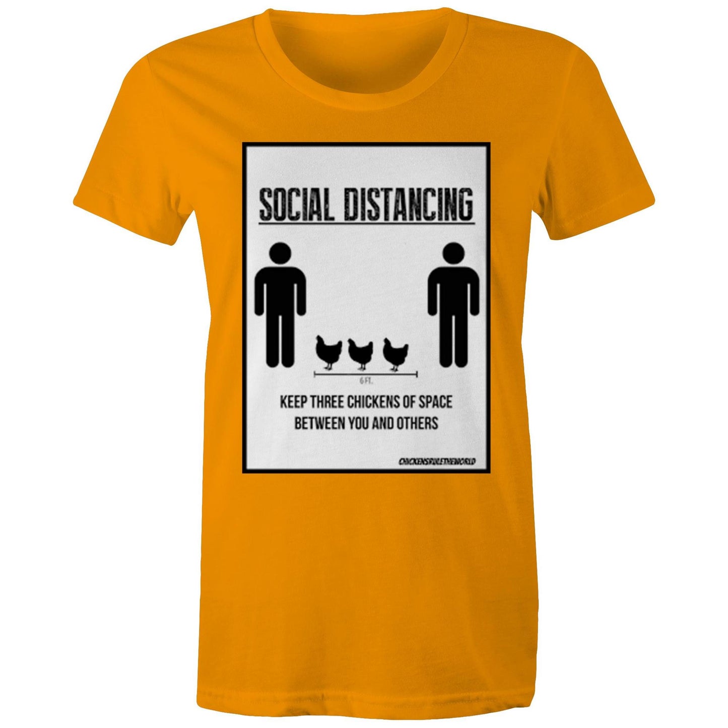 Social Distancing Chook Shirt